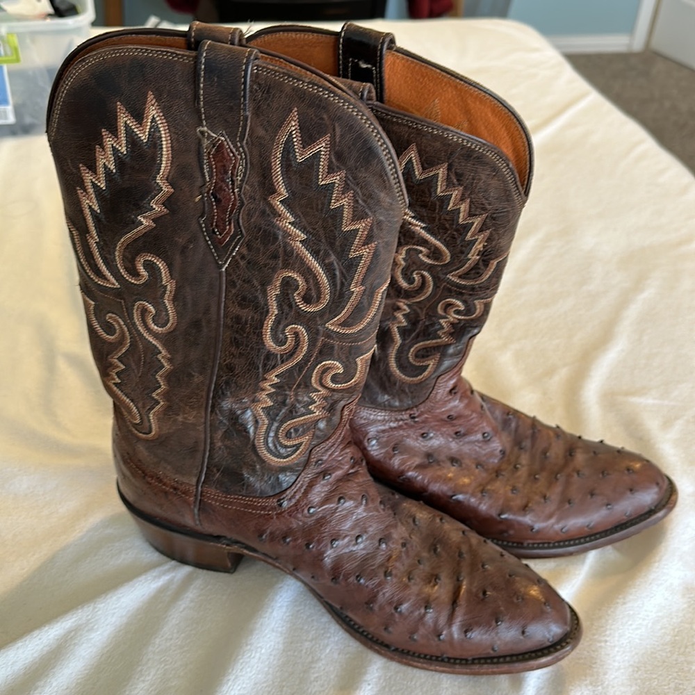 Westwer Boots Luchesse Ostrich Leather